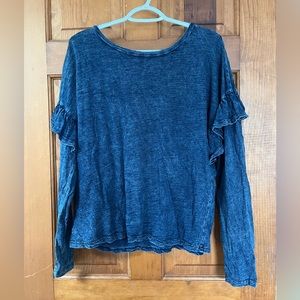 Universal Thread Ruffle Sleeve Top